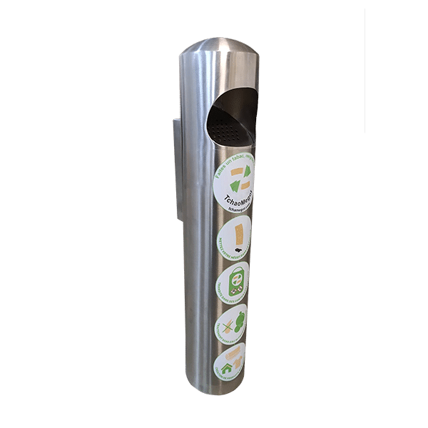 Cendrier mural inox CM001