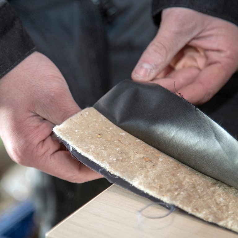 fibre dans doudoune