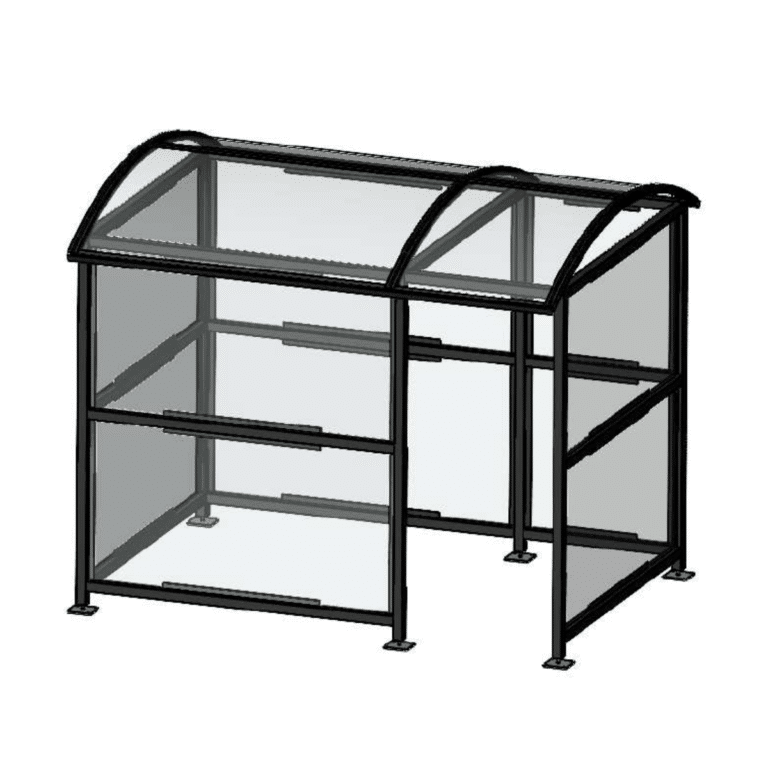 af002 abris fumeurs 2m x 3m