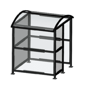 af003 abris fumeurs 2m x 2m