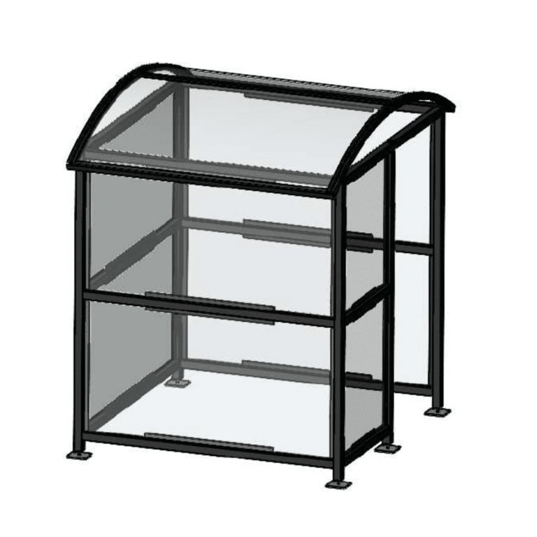af003 abris fumeurs 2m x 2m