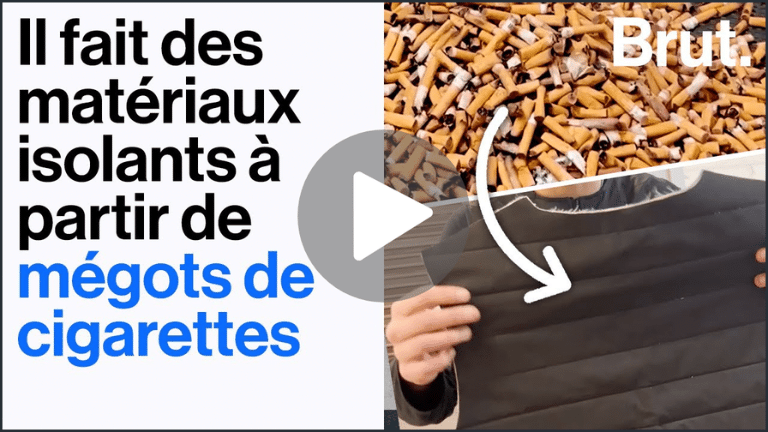 isolants à partir de mégots de cigarettes tchaomegot